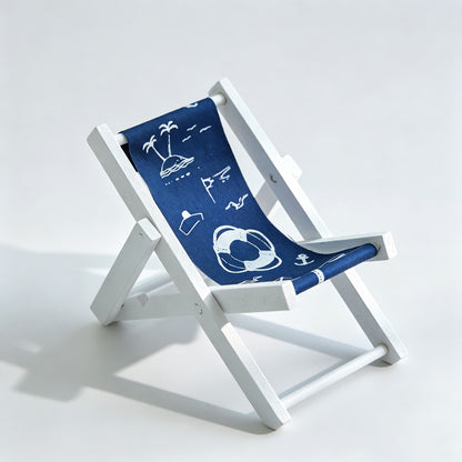 Mini Beach Chair Desktop Ornament