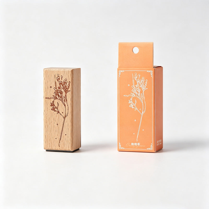 Botanical Wood Stamp Collection