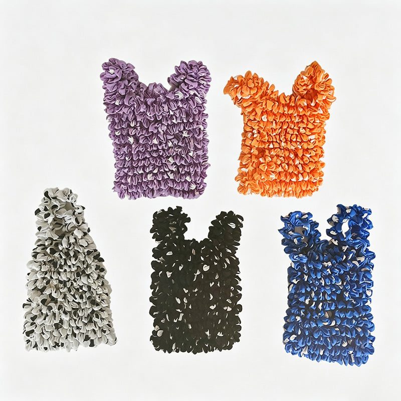 Polka‑Dot Foldable Shopping Pouch