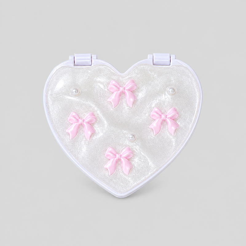 Heart Shape Mirror Phone Charms