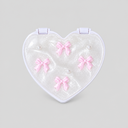 Heart Shape Mirror Phone Charms