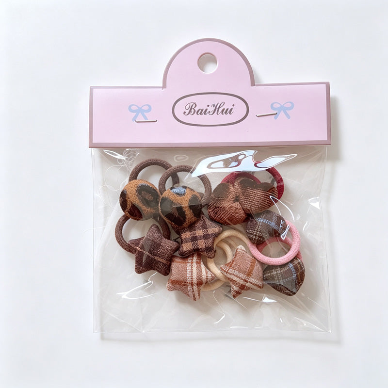 Plush Ball Elastic Hair Ties