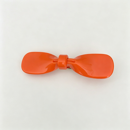Bow Shape Acrylic Side Hair Clips