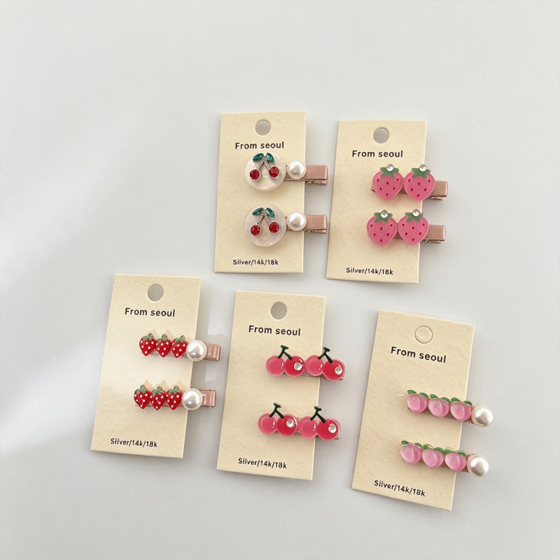 Fruit Shape Duckbill Hair Clips