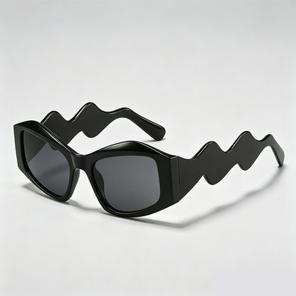 Wavy Temple Sunglasses