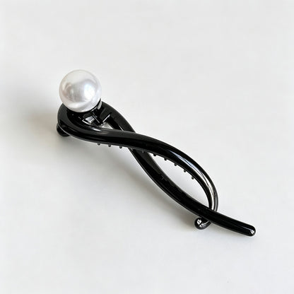 Resin Bead Twist Hair Claw Clip