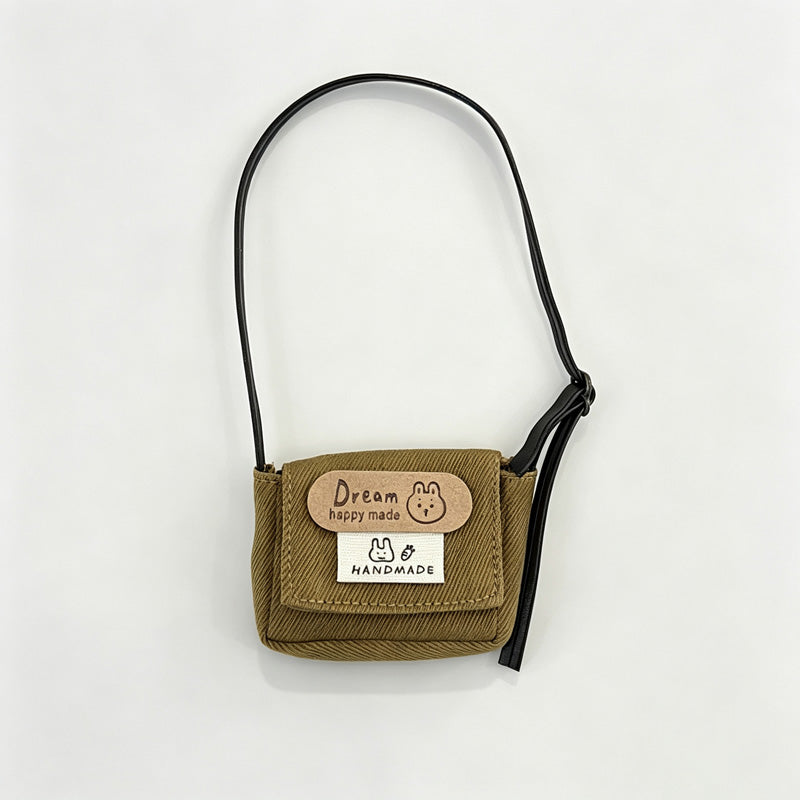 Mini Doll Canvas Crossbody Bag