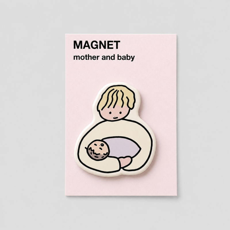 Family Print Acrylic Fridge Magnet