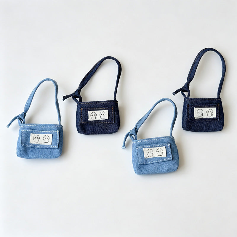 Mini Denim Doll Crossbody Bag