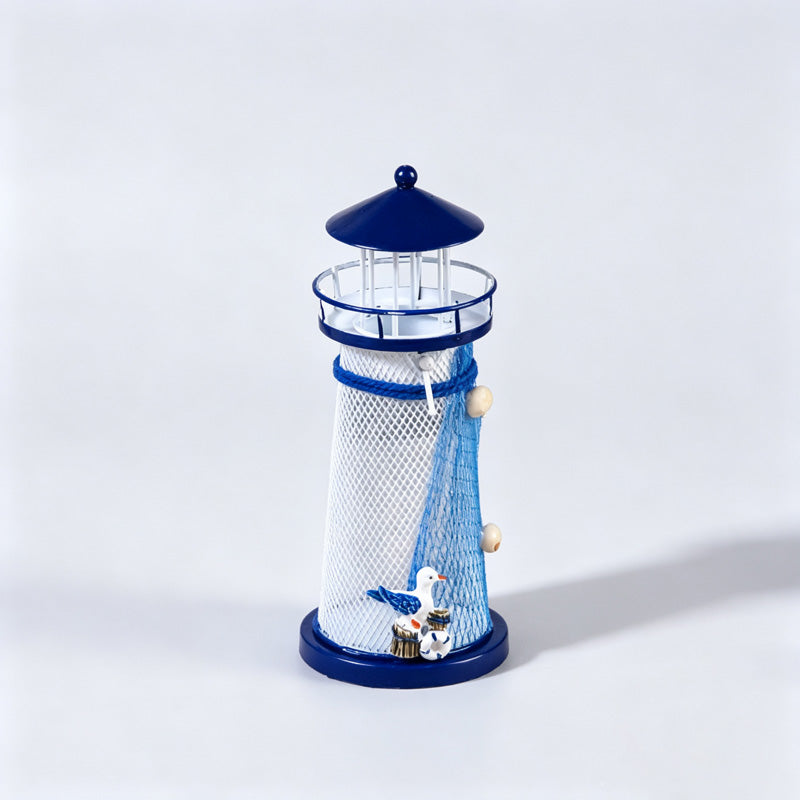Iron Lighthouse Candle Holder