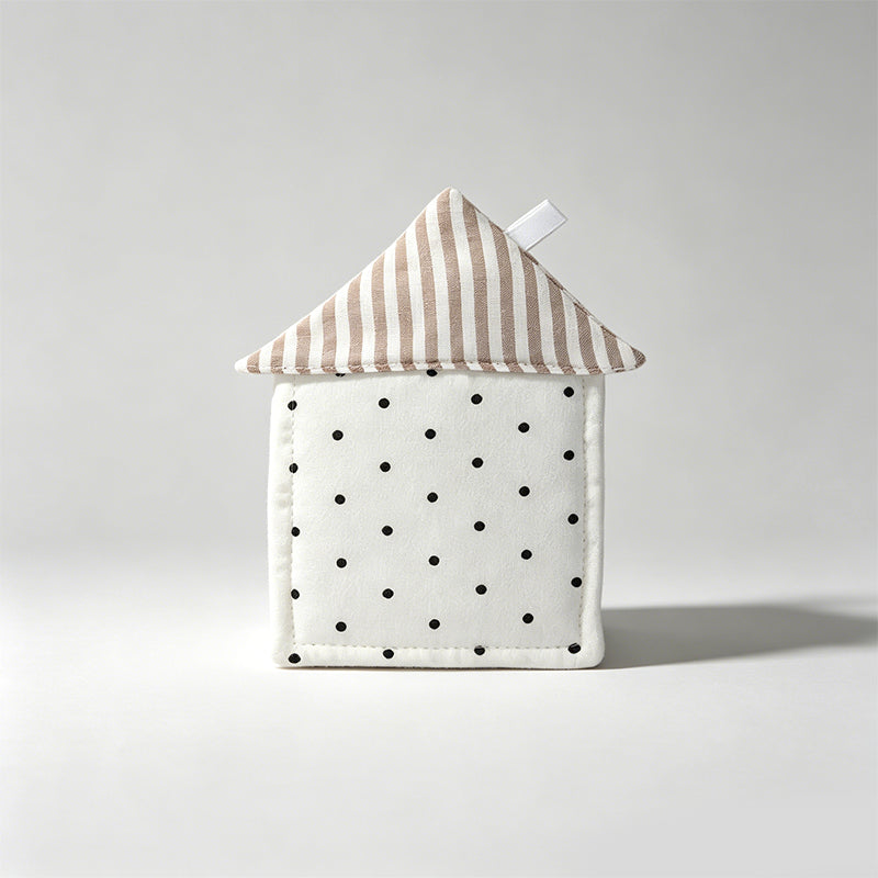 House Shaped Padded Fabric Heat Resistant Coaster