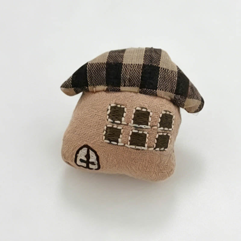 Stuffed House Bear Brooch