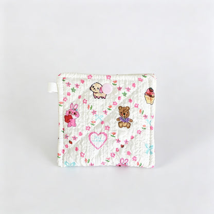 Printed Square Storage Pouch
