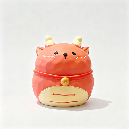 Resin Chinese Zodiac Round Figurine