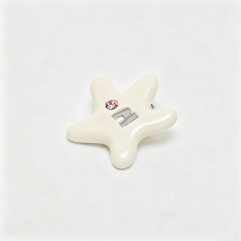 Starfish Shape Rhinestone Hair Clip
