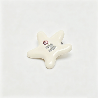 Starfish Shape Rhinestone Hair Clip