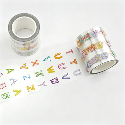 Tape Transparent Letters Sticker Tape