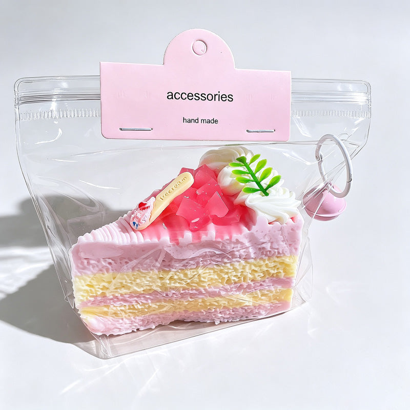 Basque Cake Shape Squish Toy