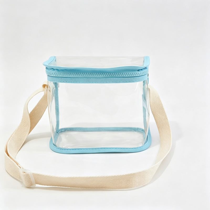Clear PVC Crossbody Shoulder Pouch