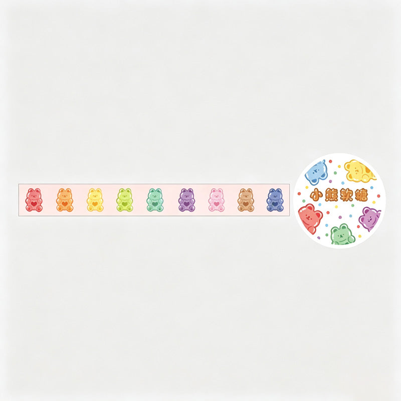Die‑Cut Washi Tape Small Pattern Stickers