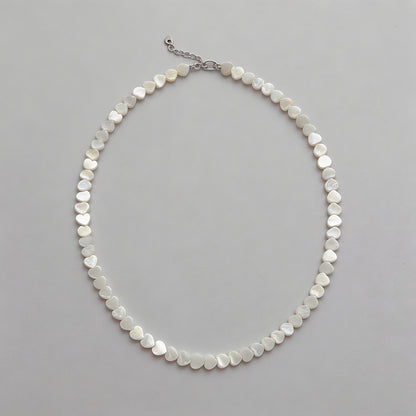 Dainty Mother of Pearl Heart B - Shopdayla Wholesale - #8802