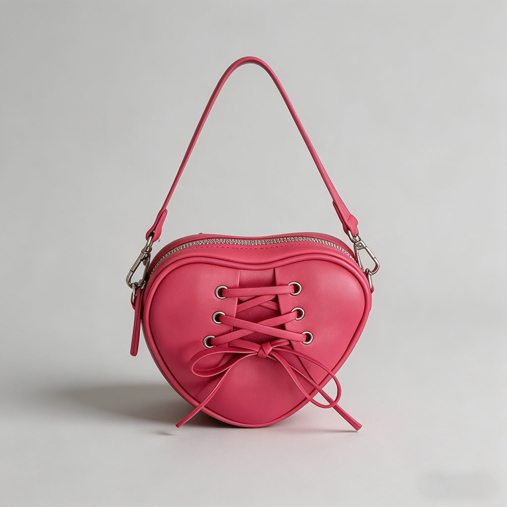 Cute Heart Shape Crossbody Bag - Shopdayla Wholesale - #2866