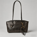 Vintage Faux Leather Tote Bag - Shopdayla Wholesale - #0898