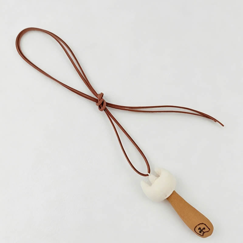 Cartoon Fabric Pendant Necklac - Shopdayla Wholesale - #0978