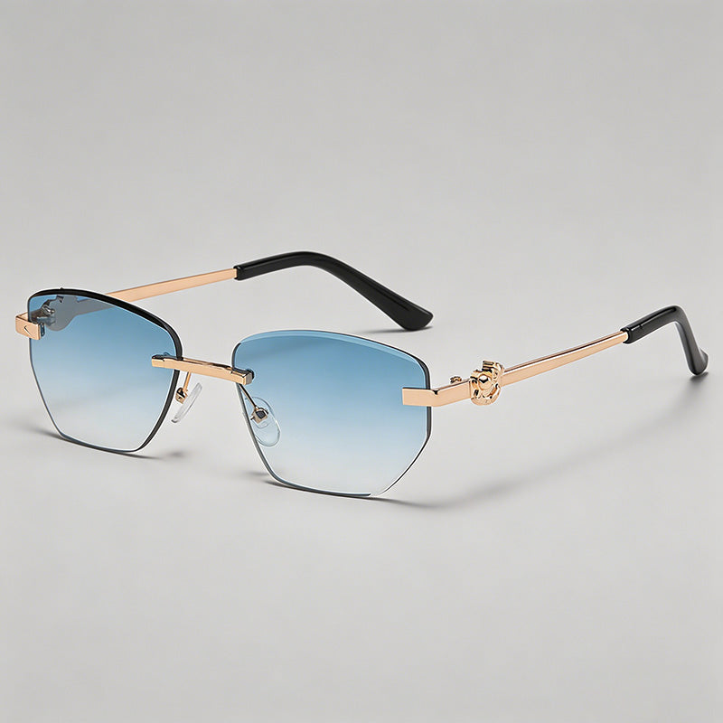 Rimless Cut-Edge Gradient Sung - Shopdayla Wholesale - #9170