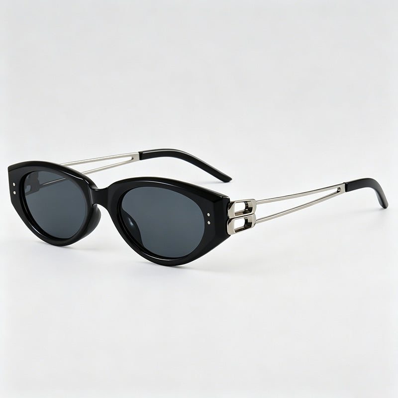 Retro Cat Eye Metal Temples Su - Shopdayla Wholesale - #5842