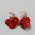 Orchid Flower Earrings - Shopdayla Wholesale - #6418