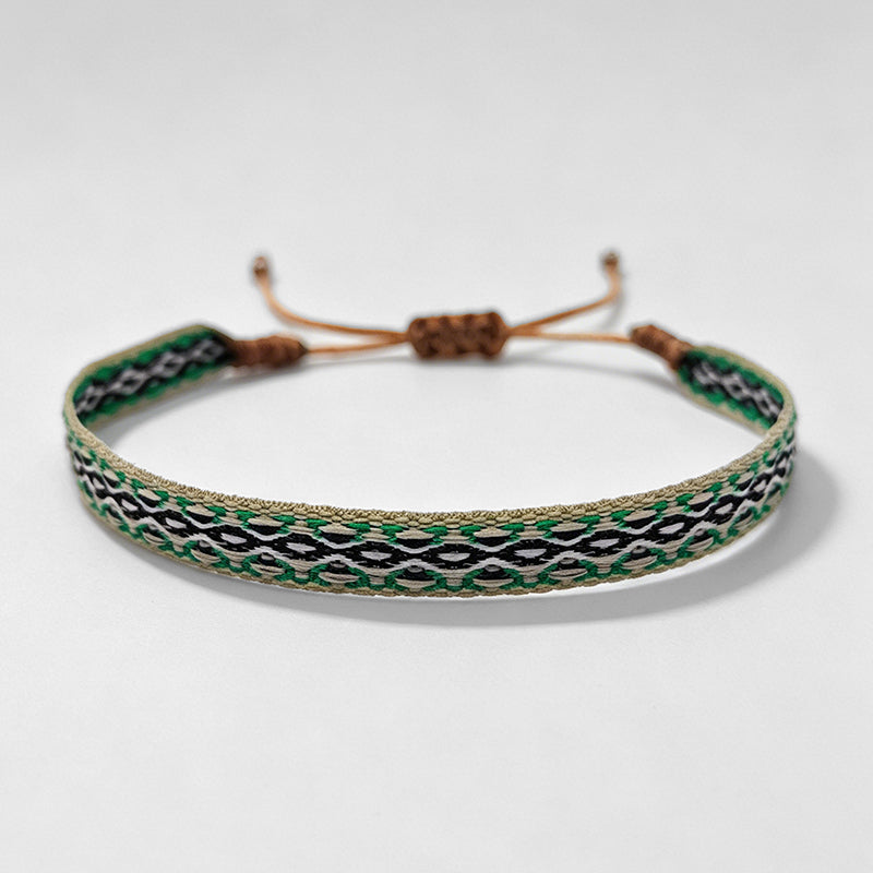 Ethnic Hand‑Woven Pattern Brac - Shopdayla Wholesale - #4802
