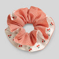 Cherry Gingham Ruffle Hair Scr - Shopdayla Wholesale - #0178