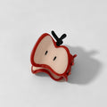 Vibrant Red Apple Shaped Hair - Shopdayla Wholesale - #7554