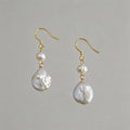 Vintage Baroque Pearl Drop Ear - Shopdayla Wholesale - #5154