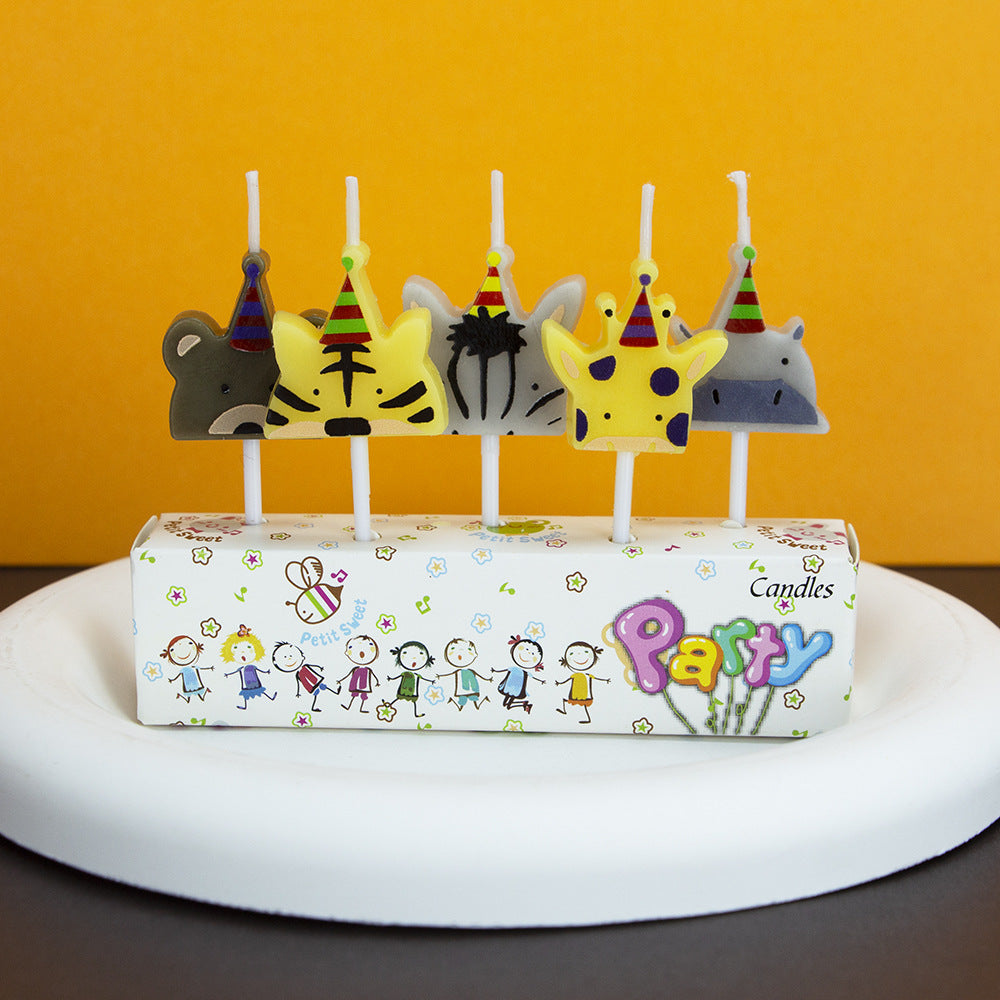 Animal Birthday Party Candles - Shopdayla Wholesale - #1394