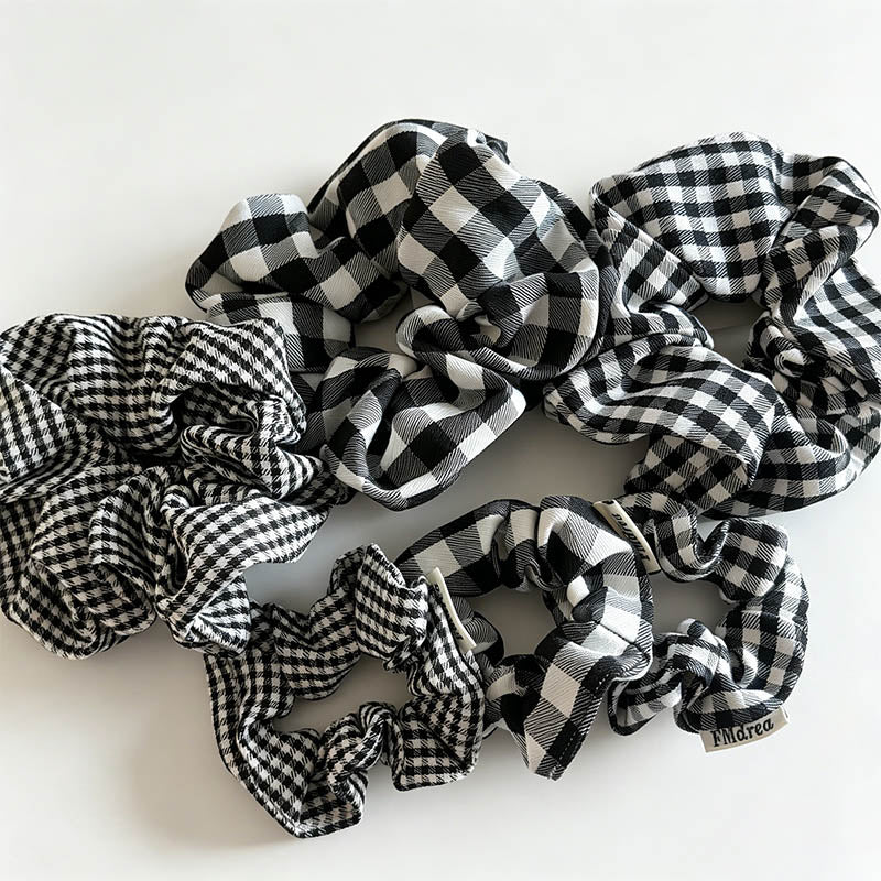 Elegant Retro Plaid Print Hair - Shopdayla Wholesale - #9122