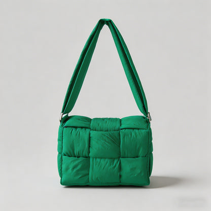 Puffer Woven Crossbody Bag - Shopdayla Wholesale - #2450
