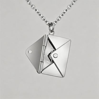 Love You Envelope Locket Penda - Shopdayla Wholesale - #5042
