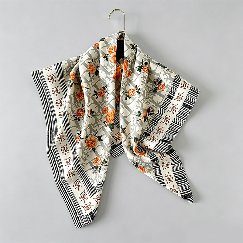 Animal‑Stripe Print Large Squa - Shopdayla Wholesale - #4066