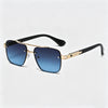 Gold Frame / Gray Blue Lens / One Size