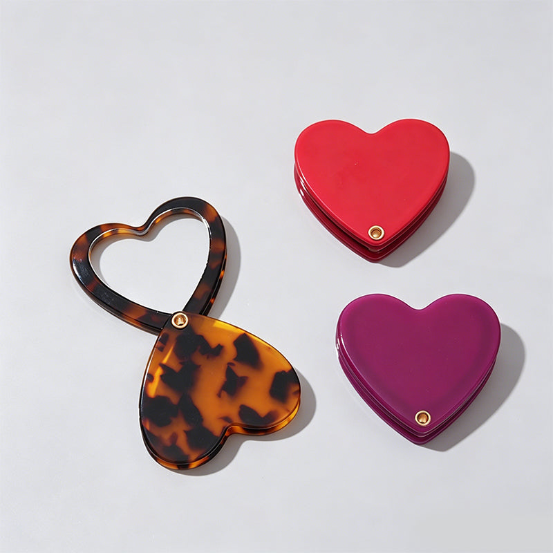 Vintage Heart‑Shaped Acetate C - Shopdayla Wholesale - #6770