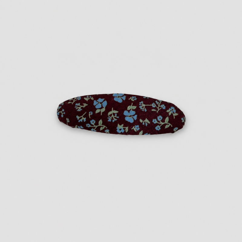 Vintage Floral Plaid Oval Snap - Shopdayla Wholesale - #5538
