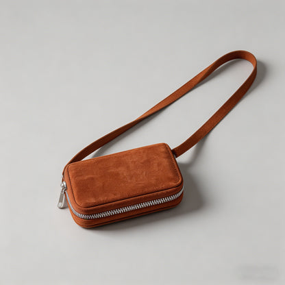Mini Suede Crossbody Bag - Shopdayla Wholesale - #3426
