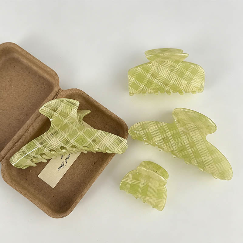 Modern Green Plaid Pattern Hai - Shopdayla Wholesale - #4978