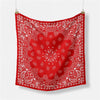Red Paisley / One Size