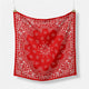 Red Paisley / One Size