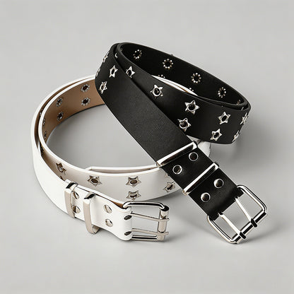 Punk Star Eyelet Belt - Shopdayla Wholesale - #0530