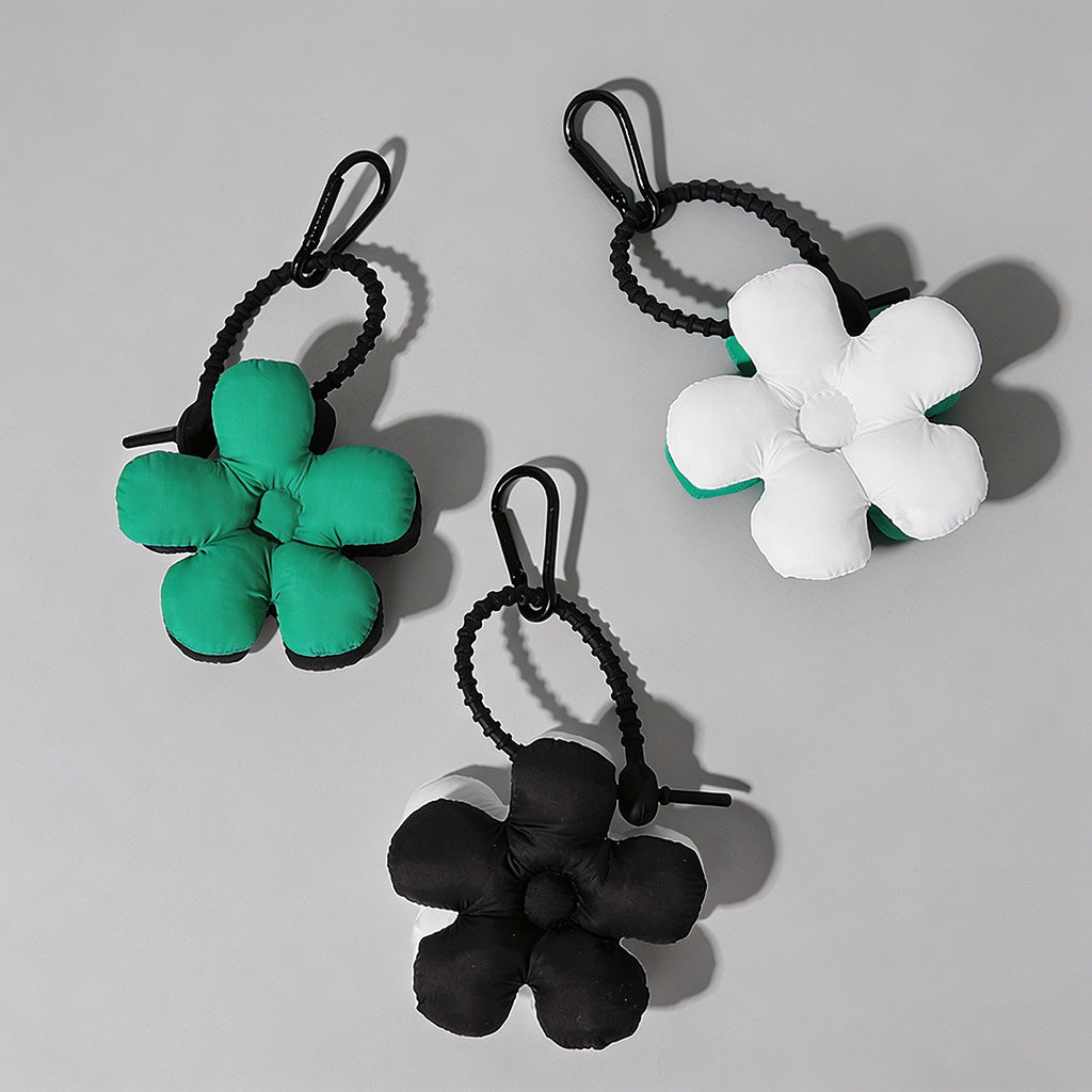 Two-Tone Puffy Flower Bag Char - Shopdayla Wholesale - #5874