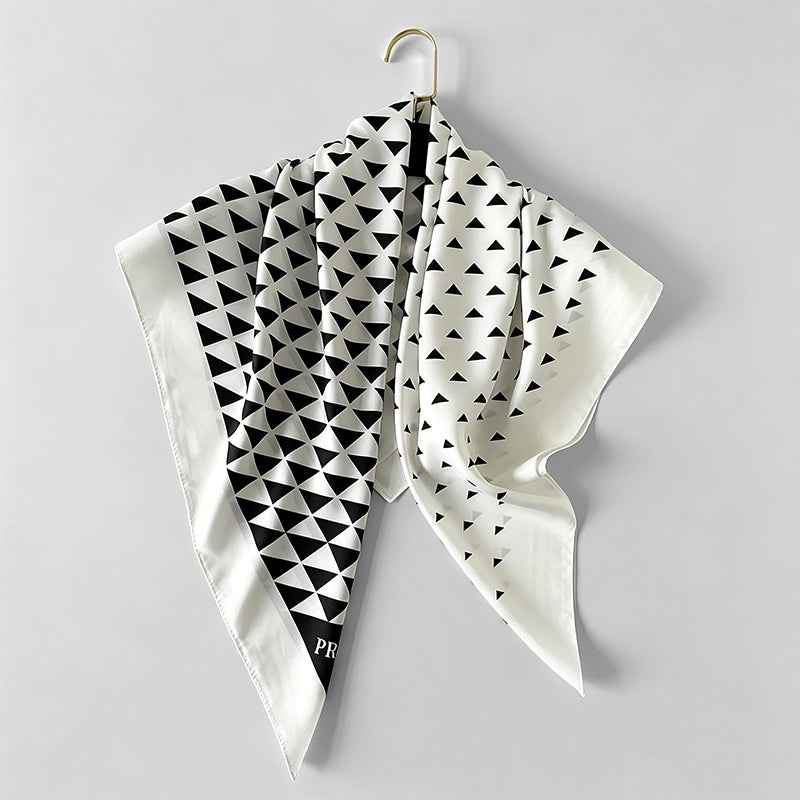 Animal‑Stripe Print Large Squa - Shopdayla Wholesale - #4418